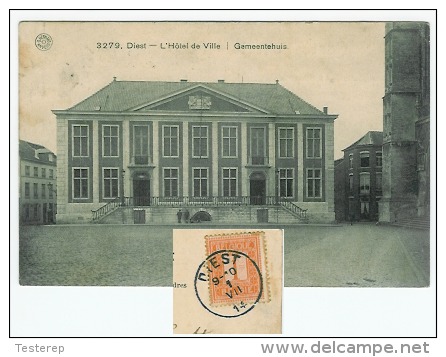 DIEST 3279  L´Hôtel De Ville   Gemeentehuis 1914 - Diest