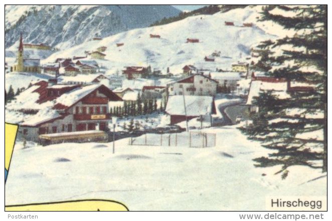 ÄLTERE POSTKARTE GRUSS VOM KLEINEN WALSERTAL MITTELBERG HIRSCHEGG RIEZLERN BAAD KANZELWANDBAHN KLEINWALSERTAL AK - Kleinwalsertal