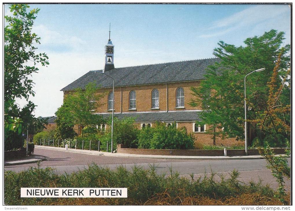 NL.- Putten - Nieuwe Nederlands Hervormde Kerk. 2 Scans - Putten