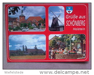 A059 - 2306 Grüsse Aus SCHÖNBERG Holstein - 4 Ansichten Mühle Usw - Schoenberg