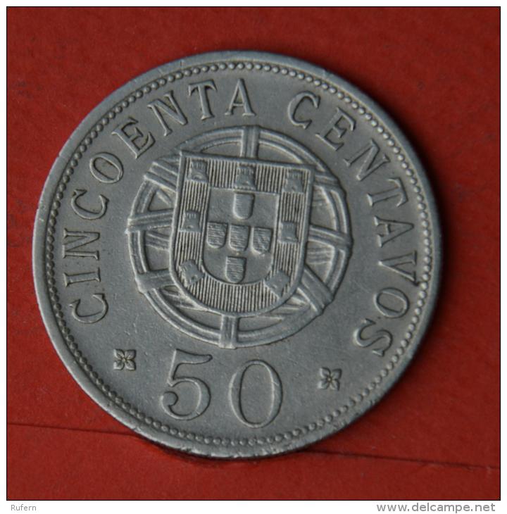 ANGOLA  50  CENTAVOS  1928   KM# 69  -    (Nº04609) - Angola