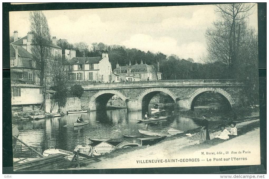 Villeneuve Saint Georges.-   Le Pont Sur L'Yerres   - Dak194 - Villeneuve Saint Georges