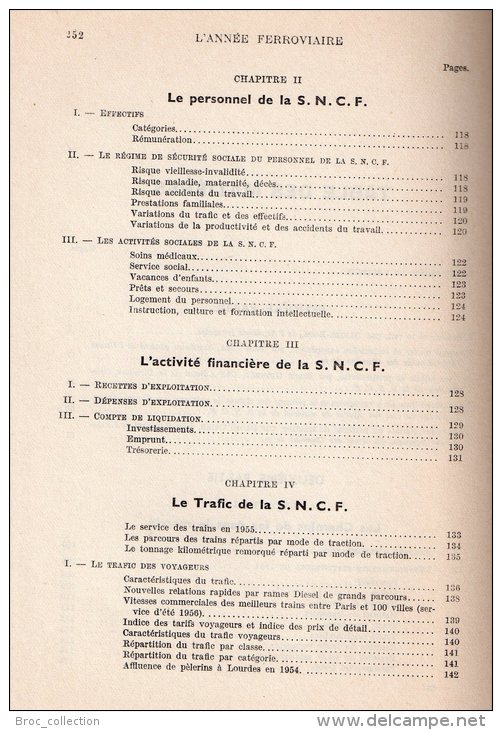 L´année Ferroviaire 1956, Plon (train, Trains, S.N.C.F., Chemin De Fer) Daniel-Rops, Jean Tuja, Roger Guibert... - Railway & Tramway