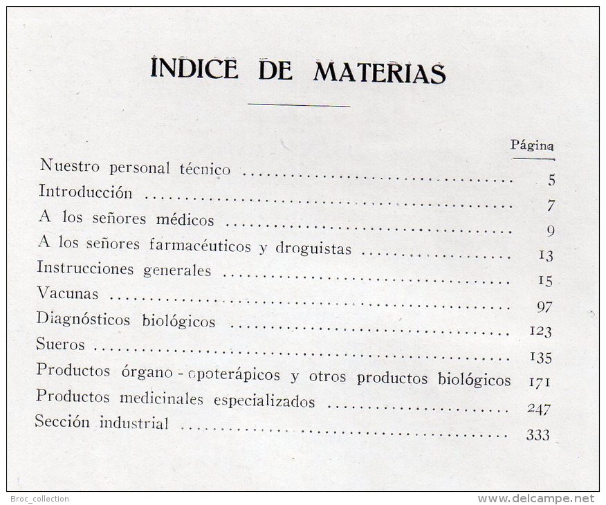 Instituto Biologico Argentino, 1929, sueros - vacunas, productos, Opo - Organo y Quimioterapicos, 68 fotografias