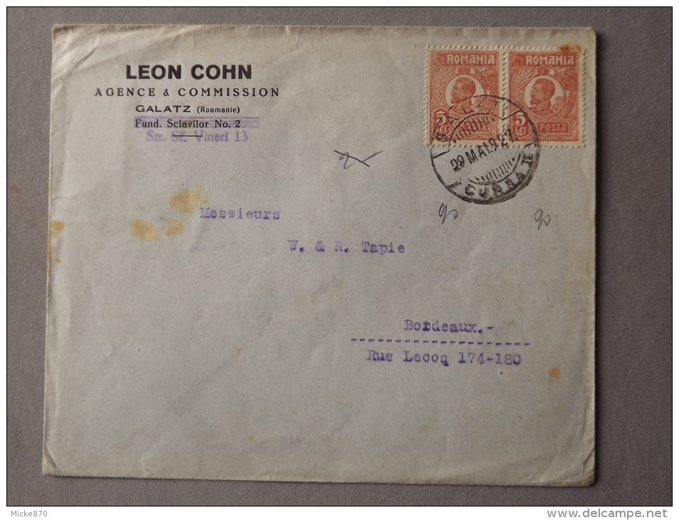 Enveloppe Roumanie Ferdinand 1er - Storia Postale