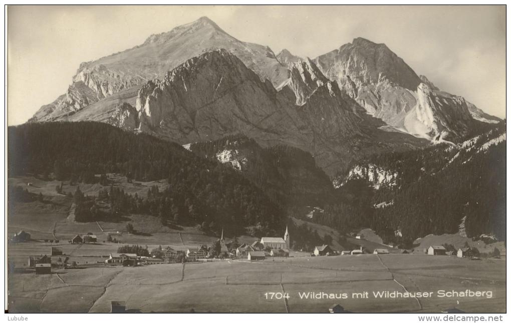 Wildhaus - Mit Wildhauser Schafberg         Ca. 1920 - Wildhaus-Alt Sankt Johann