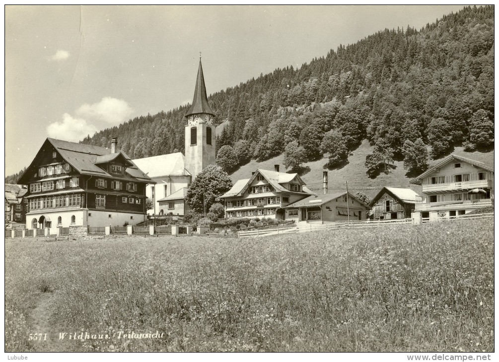 Wildhaus - Teilansicht         Ca. 1950 - Wildhaus-Alt Sankt Johann