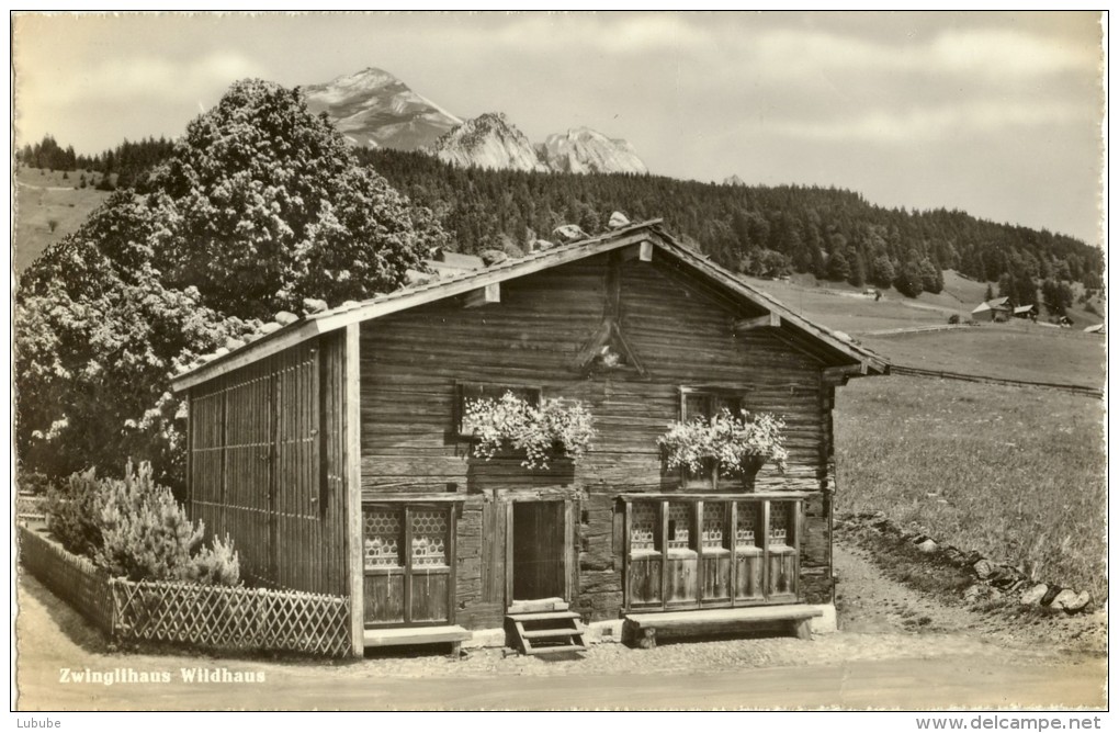 Wildhaus - Zwinglihaus  (Reformator)         Ca. 1950 - Wildhaus-Alt Sankt Johann