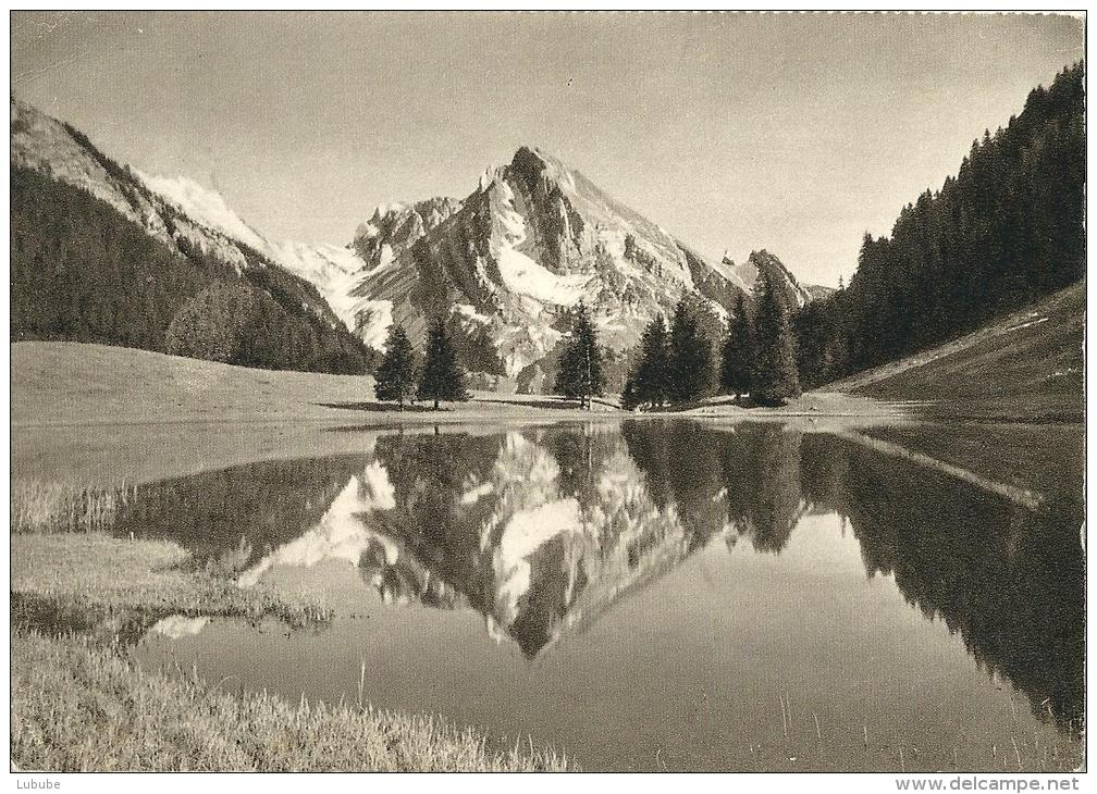 Gräppelensee (Obertoggenburg) - Mit Schafberg           1937 - Wildhaus-Alt Sankt Johann