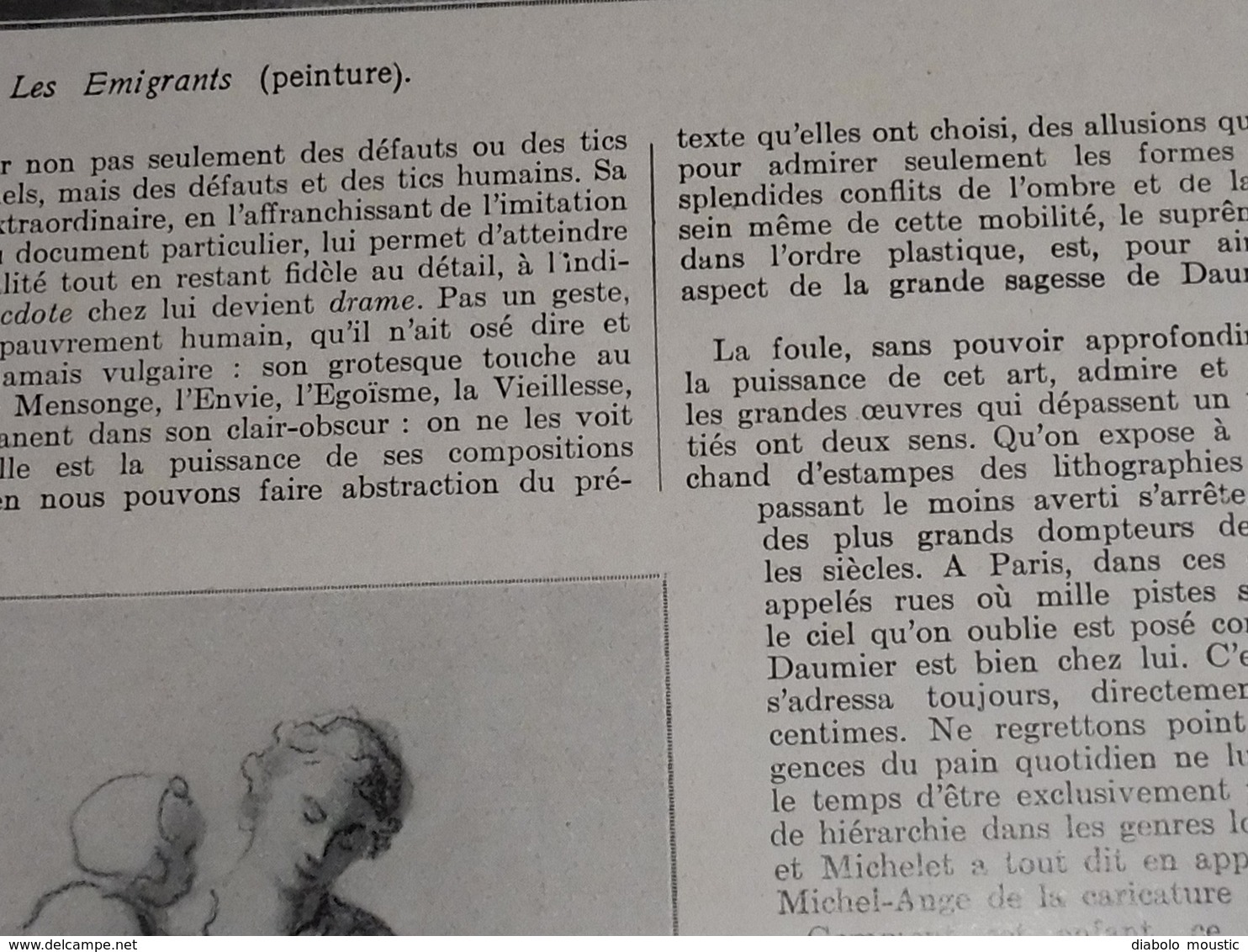 1929  Le débat sur l' ALSACE ; Concours MISS EUROPE ; Le peintre Honoré Daumier ;