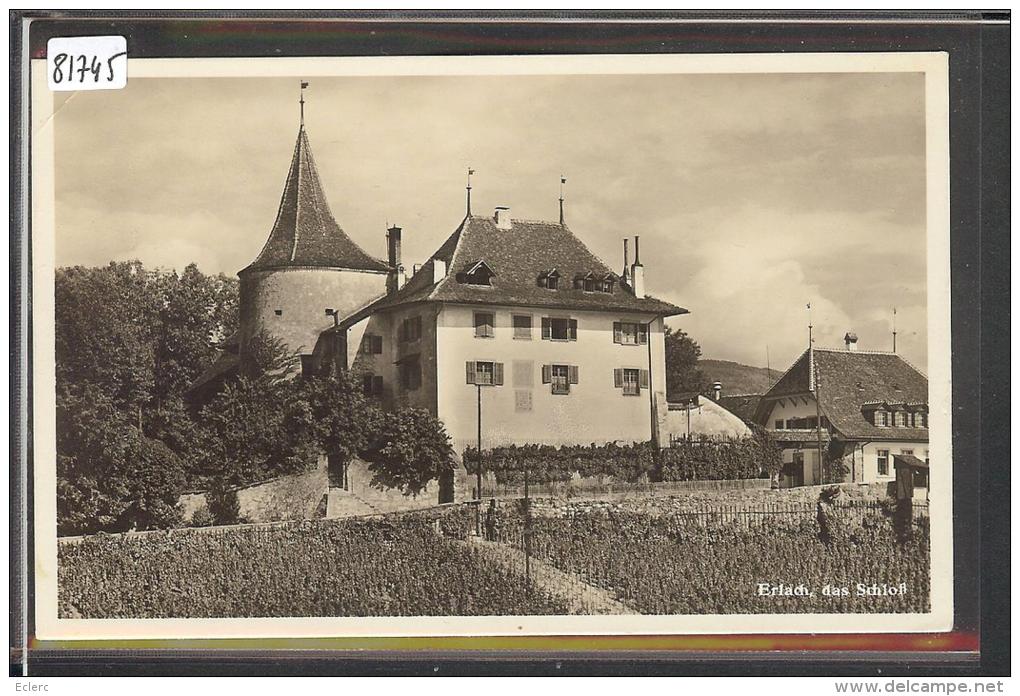 ERLACH - CERLIER  - CHATEAU - SCHLOSS - TB - Cerlier