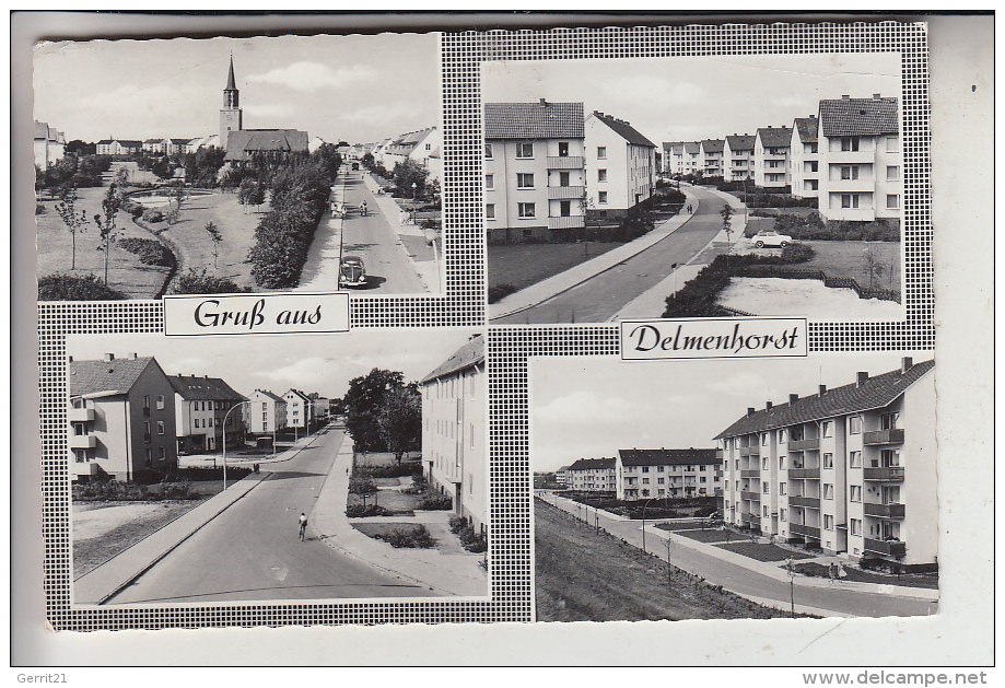 2870 DELMENHORST, Mehrbildkarte, Strassenansichten - Delmenhorst