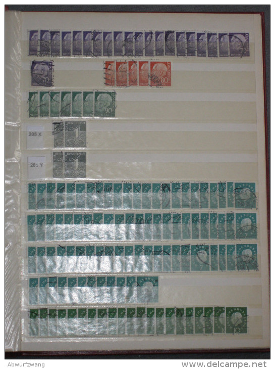 Bundesrepublik Deutschland Bund 1954 Bis 2006 - Große Sammlung Dauerserien Freimarken &#664; Gestempelt - Other & Unclassified