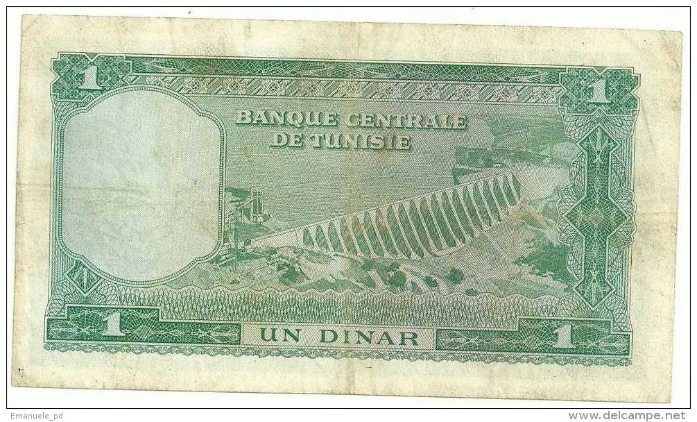 Tunisia 1 Dinar 1958 - Tunisia