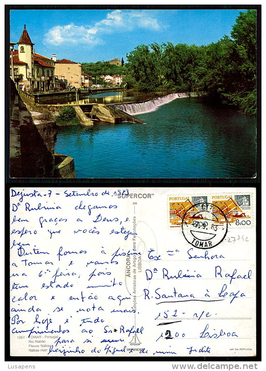 PORTUGAL COR 27742 - TOMAR -  RIO NABÃO - Santarem