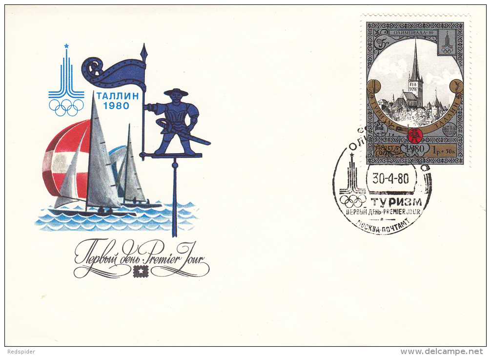 OLYMPISCHE SPIELE-OLYMPIC GAMES, URS/UdSSR, 1980, FDC / Special Cancellation !! - Estate 1980: Mosca