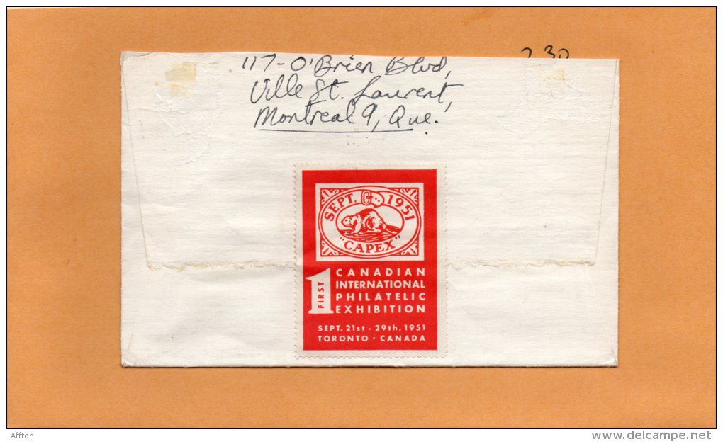 Canada 1951 FDC - ....-1951