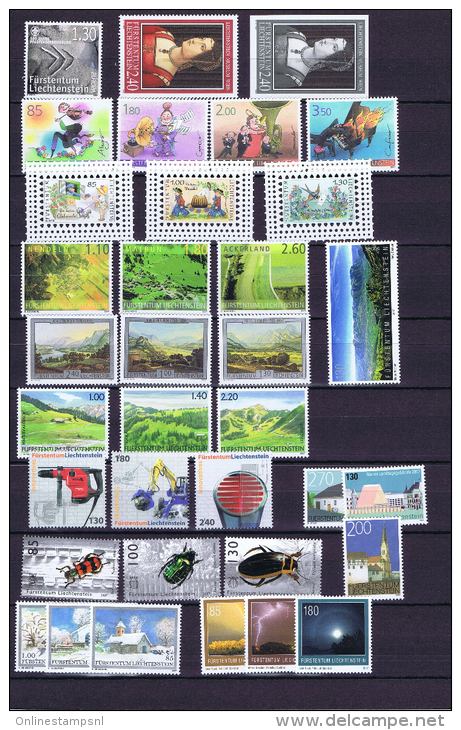 Liechtenstein 2007 MNH/** COMPLETE Set Of Stamps Between  Mi 1436-1469 - Nuovi