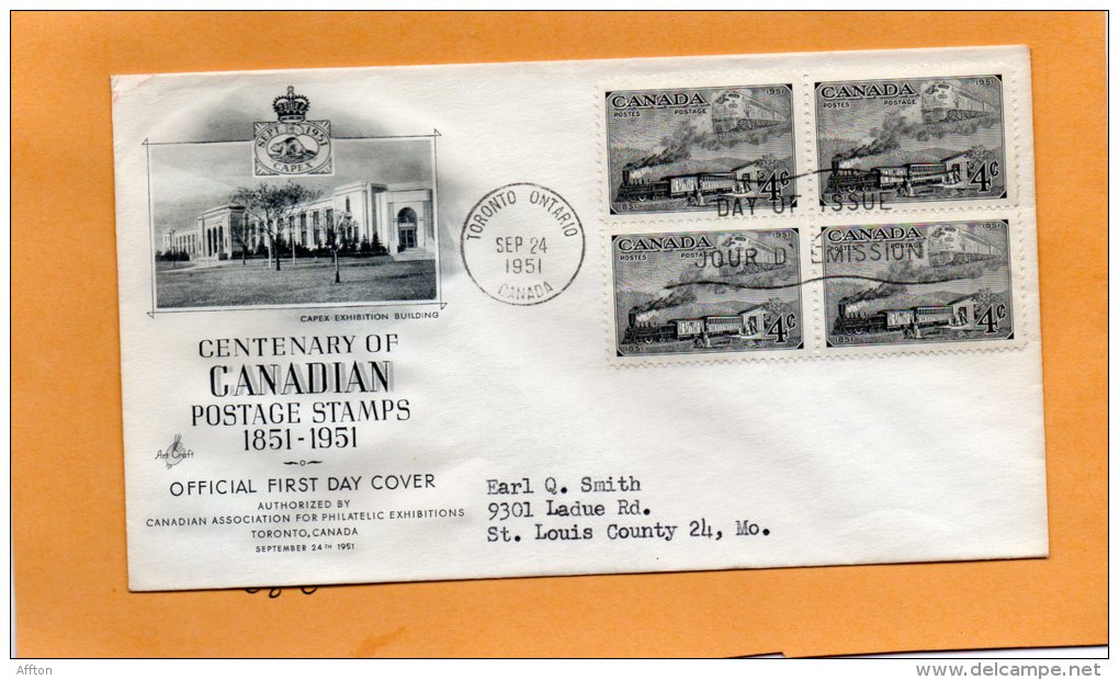 Canada 1951 FDC - ....-1951