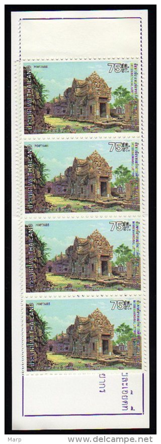 Thailand Booklet  10 Stamps Mnh 1980 Letter Writing Week - Thailand