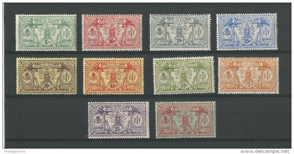 Nouvelles-Hébrides: 27/ 37 *   (manque Le  35)) - Unused Stamps