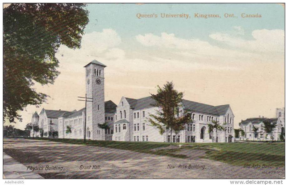 NH1 -  Kingston Ontario University 1911 To  Gosforth Cumberland - Kingston