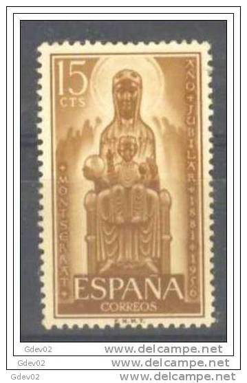 ES1192-LA423TAES.Espagne.Spain AÑO  JUBILAR DE MONSERRAT.1956.(Ed 1192**) Sin Charnela.MAGNIFICO. - Escultura