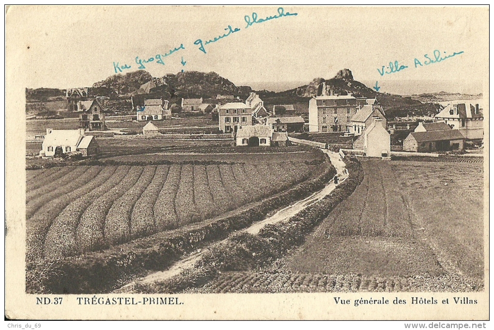 Tregastel Primel Vue Generale Des Hotels Et Villas - Primel