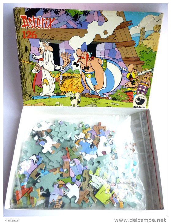 RARE Puzzle 126 Pièces DARGAUD 1975 - ASTERIX - LA POTION MAGIQUE (1) - Puzzles