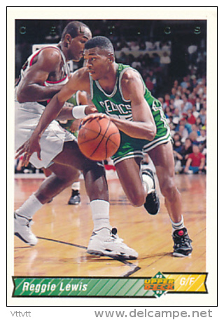 Basket NBA (1993), REGGIE LEWIS, N° 103 (G/F), Boston Celtics, Upper Deck, Trading Cards... - 1990-1999