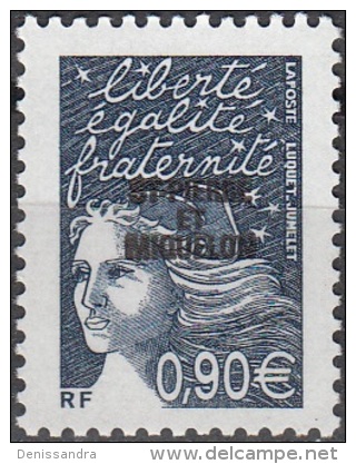 Saint-Pierre & Miquelon 2003 Yvert 803 Neuf ** Cote (2015) 3.80 Euro Marianne Du 14 Juillet - Unused Stamps