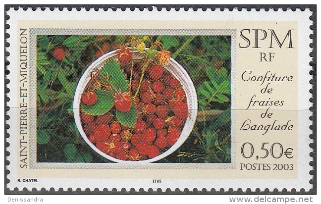 Saint-Pierre & Miquelon 2003 Yvert 807 Neuf ** Cote (2015) 2.00 Euro Confiture De Fraises De Langlade - Unused Stamps