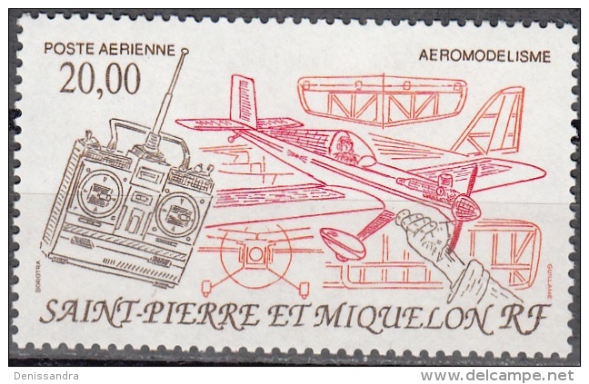 Saint-Pierre & Miquelon 1992 Yvert Poste Aèrienne 71 Neuf ** Cote (2015) 9.00 Euro L´aéromodélisme - Unused Stamps
