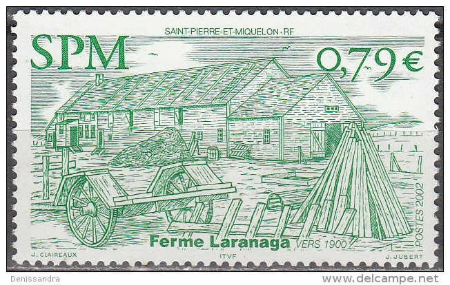 Saint-Pierre & Miquelon 2002 Yvert 776 Neuf ** Cote (2015) 3.20 Euro La Ferme Laranaga - Unused Stamps