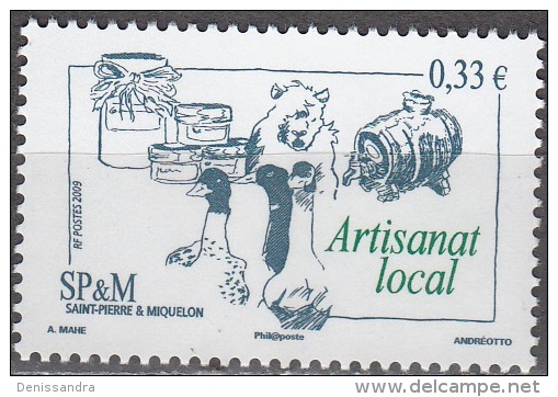 Saint-Pierre & Miquelon 2009 Yvert 947 Neuf ** Cote (2017) 1.30 Euro Artisanat Local - Unused Stamps