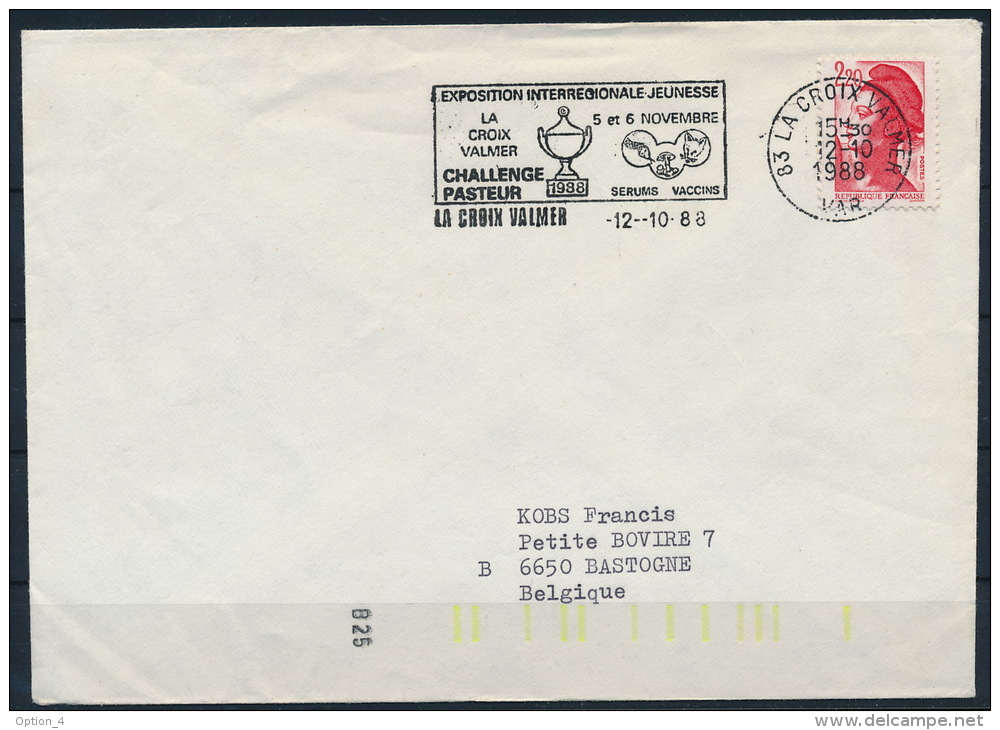 France Frankreich Louis Pasteur Expo Special Machine Postmark Mushrooms Pilze °BL0966 - Louis Pasteur