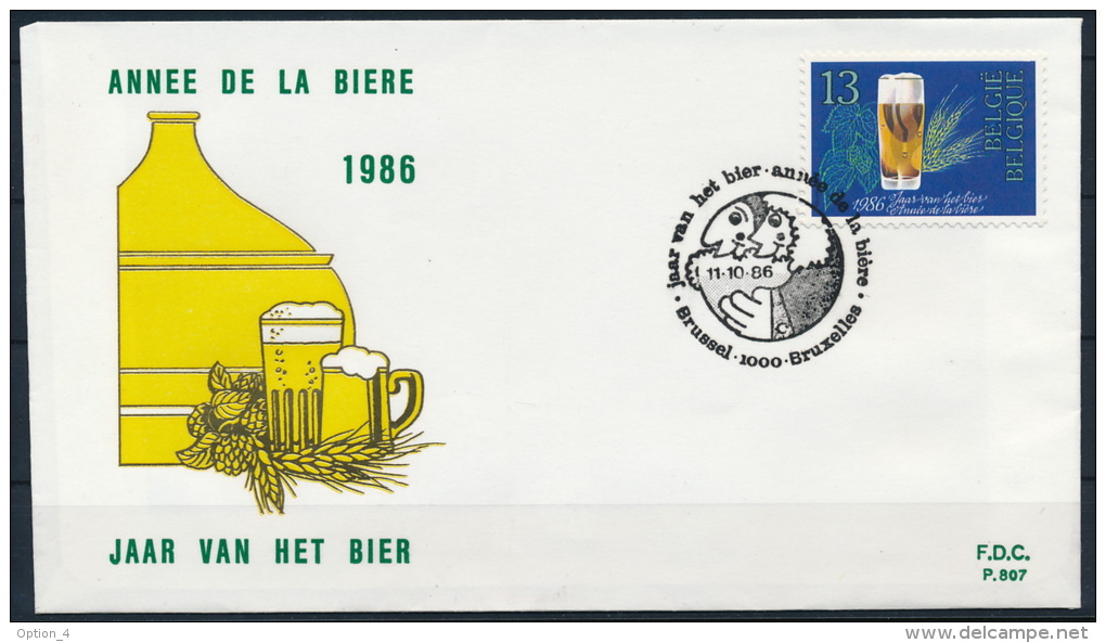 Belgium Belgien FDC Special Postmark Beer Brewery Bier Brauerei °BL0998 - Bières