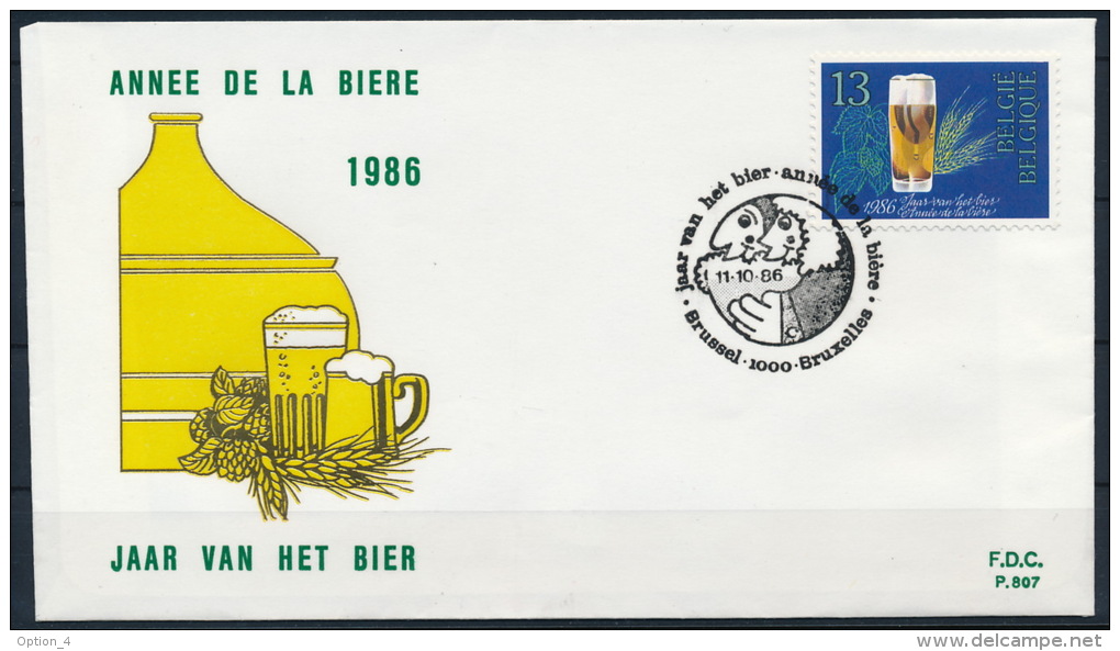 Belgium Belgien FDC Special Postmark Beer Brewery Bier Brauerei °BL0998 - Biere