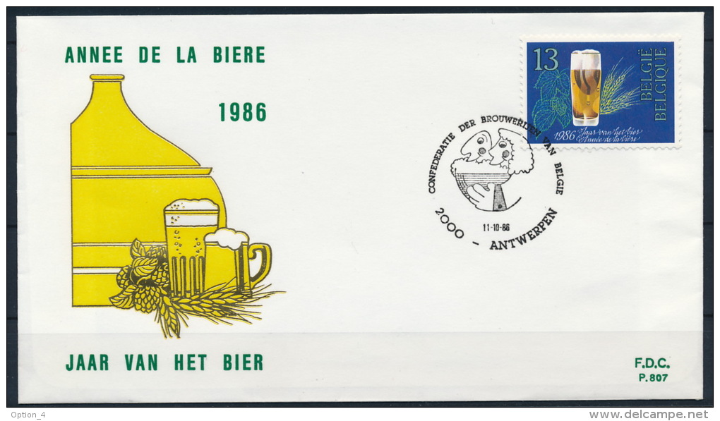 Belgium Belgien FDC Special Postmark Beer Brewery Bier Brauerei °BL0999 - Bières