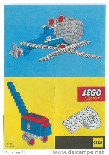 LEGO SYSTEM - Plan Notice 402 (Pad. Pend S-112) - Plans