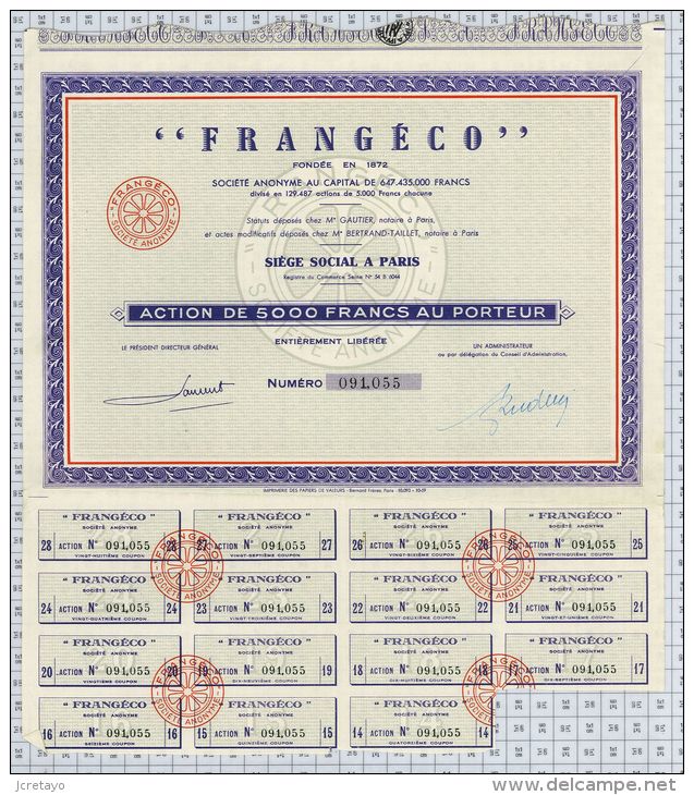 Frangéco, Nouvelle Dénomination Titan Coder, K 647 435 000 Frs - Railway & Tramway