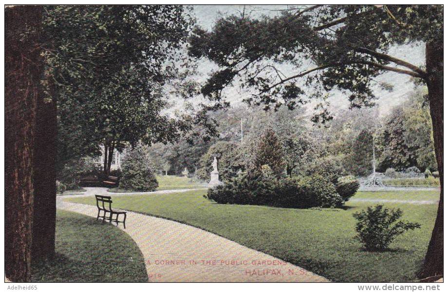 NH3 - 1907 Halifax Nova Scotia Public Gardens To Sclessin - Halifax