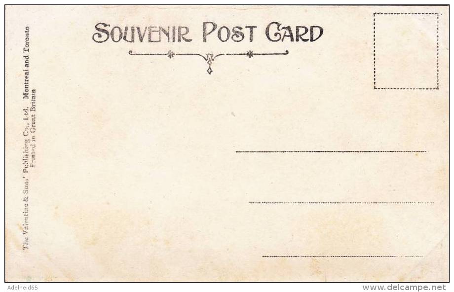 NH3 - Early Souvenir Post Card Undivided Back, 1000 Islands Near Gananoque, The Valentine - Gananoque