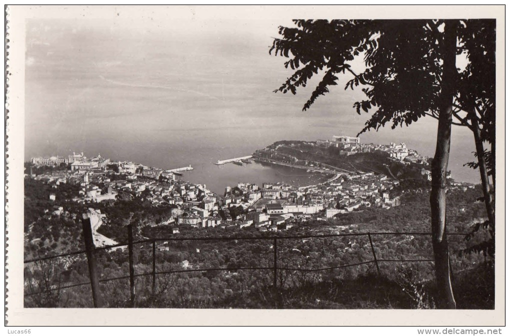 C1930 MONTECARLO VUE PRISE DE LA TURBIE - Monte-Carlo