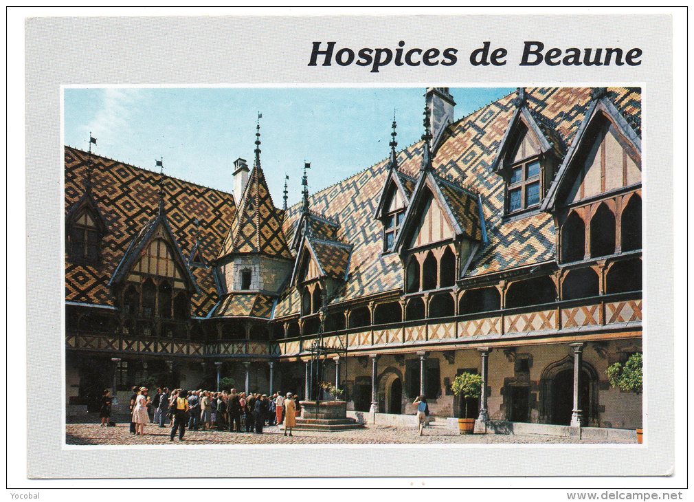 CP, 21, BEAUNE, La Cour D'Honneur, Hospice De Beaune, Vierge - Nantua