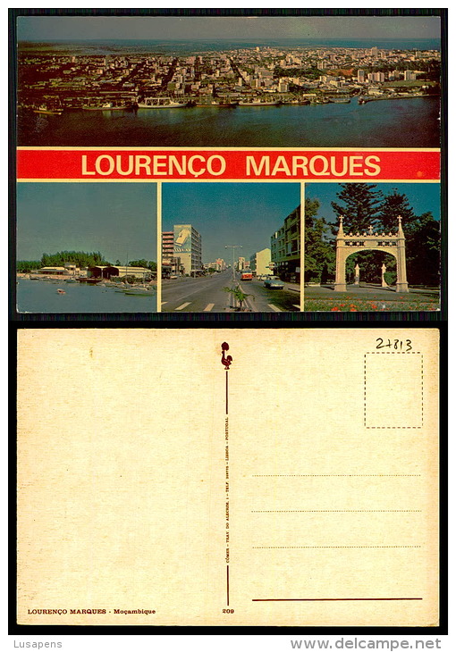 PORTUGAL COR 27813  - MOÇAMBIQUE MOZAMBIQUE - LOURENÇO MARQUES - DIVERSOS ASPECTOS - Mozambique