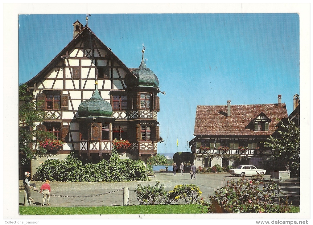 Cp, Suisse, Gottlieben, Restaurant Gasthof Waaghaus Und Drachenburg, Voyagée 1970 - Gottlieben