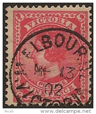 VICTORIA 1901 9d Dull Rose-red QV SG 393a U UI218 - Oblitérés