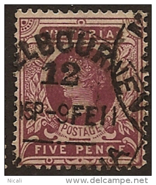 VICTORIA 1905 5d Reddish-brown QV SG 422a U UI222 - Used Stamps