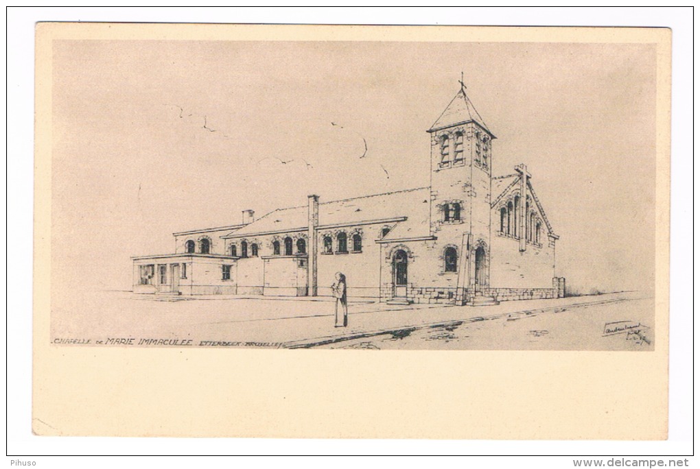 B4659 :    ETTERBEEK : Chapelle De Marie Immaculee - Etterbeek